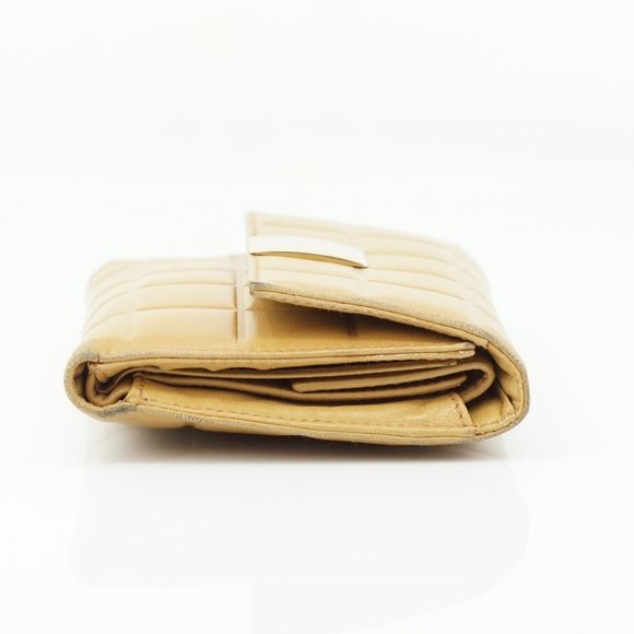 Auth Chanel Wallet Light Brown Leather #5737C64 - Picture 5 of 12